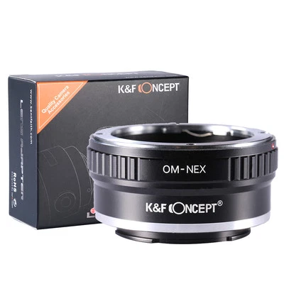 K&F Concept adapter for Olympus OM  mount lens to Sony E mount NEX a5000 A7II - Image 1 of 4
