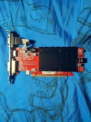 VisionTek VT 5450 PCIe 1GB V/D/H 54501GBSM HDMI VGA DVI Full Hight Video Crad - Image 1 of 3