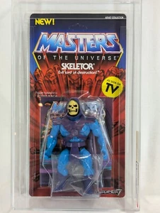 Skeletor Super7 2018 Action Figure AFA 9.0 Masters of the Universe MOTU - Imagen 1 de 18