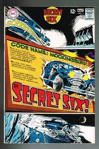 SECRET SIX COMIC #1 1968 ORIGIN & 1ST TEAM APPEARANCE + 1ST MOCKINGBIRD - Picture 1 of 6