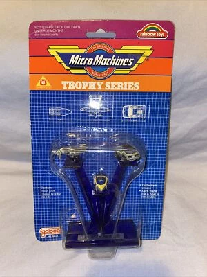 Micro Machines, Galoob, 1988, Серия Trophy, Серебро, Новый в коробке, Хорошее состояние товара, - Изображение 1 из 4