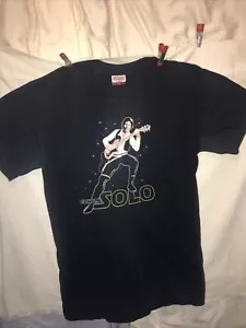 Solo Guitar Han Star Wars Guitarist Cool Funny Busted Tees T-Shirt Size Small - Picture 1 of 10