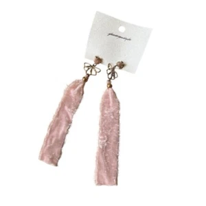 Free People Pink Tassel Earrings - Picture 1 of 1