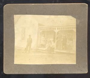 SEDALIA MISSOURI VERY OLD VINTAGE MOUNTED PHOTOGRAPH OF A RESIDENCE 6th STREET - Picture 1 of 2