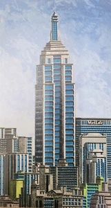 Tonino Cameron Serigraph Empire State Building Home Art Contemporary Furniture - Picture 1 of 1