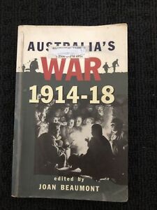 Australia's War 1914-18 by Joan Beaumont (Paperback, 1995)
