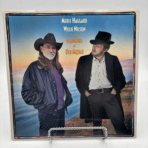 Merle Haggard/Willie Nelson-Seashores Of Old Mexico-Country Epic Records NM - Picture 1 of 14