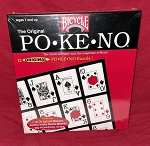 NEU Original VERSIEGELT Fahrrad 12 Bretter Po-Ke - kein Spiel mit Chips RAUCHFREI ZUHAUSE - Bild 1 von 2