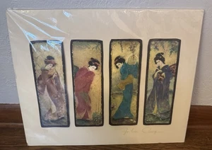 John Cheng Hand Signed Lithograph, Limited Edition 5/25 Of 4 Geishas - Picture 1 of 12