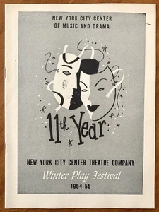 Walter Mathau THE WISTERIA TREE Helen Hayes Feb 7, 1955 Playbill, NY CITY CENTER - Picture 1 of 3