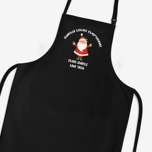 Santa Loves Everyone Apron - Picture 1 of 5