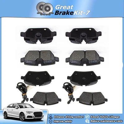 Pastilhas de freio dianteiras traseiras para 2013-2016 Mini Cooper Countryman Cooper Paceman 1,6L - Imagem 1 de 4