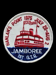 Vintage 1975 Boy Scouts Hanlan’s Point Toronto  Jamboree Patch 3.75”x3.75” - Picture 1 of 1