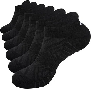 6 Pair Socks Cushioned Ankle Performance Anti-Blister Sport Socks for XL 12-15 - Picture 1 of 6