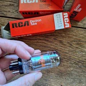 RCA 6V6GTA SIX ORIGINAL tubes NEW BOXED - Picture 1 of 7