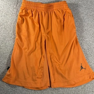 Jordan Jumpman Dri-Fit Basketball Shorts Youth Size M Athletic Orange Pockets - Picture 1 of 9