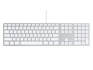Apple Magic Keyboard A1243 MB110LL/A Aluminum USB Wired Keyboard w Numeric Pad - Picture 1 of 2