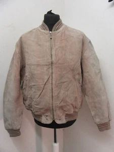 VINTAGE 80'S DIESEL COLORADO LEATHER MOTORCYCLE BOMBER JACKET SIZE L - Picture 1 of 19