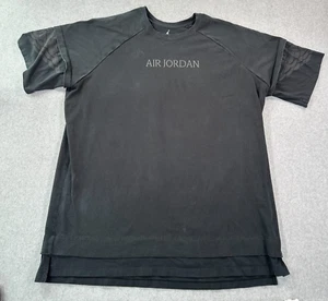 Nike Air Jordan T-Shirt Schwarz Herren Gr. 3XL Kontrast Kurzarm Rundhals - Bild 1 von 15