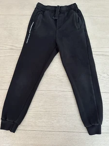 ZARA Boys Black Sweatpants Size 9 - Picture 1 of 4