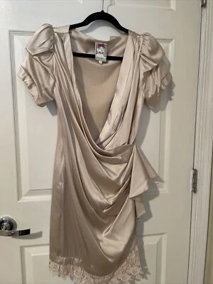 Vestido de satén Yoana Baraschi talla 4 Foto 1 de 4