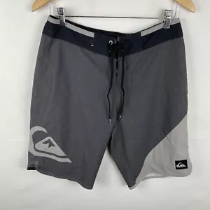 Quiksilver Dryflight Hybrid Gray Board Shorts Surf Swim Pocket Men's Size 31 - Picture 1 of 5