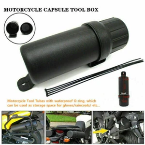 Motorcycle Accessories Waterproof Tube Gloves Raincoat Storage Box for Yamaha UK - Picture 1 of 12