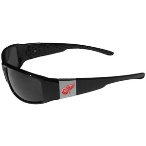 Detroit Red Wings Chrome Wrap Sunglasses Licensed NHL Hockey - Picture 1 of 3