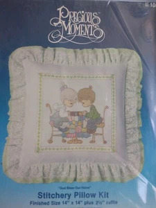Precious Moments Paragon Stitchery Pillow Kit "14 X 14" Finished Size NOP. - Picture 1 of 8