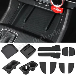 For Honda Civic Type R FL5 2022-2025 Water Cup Cover Door Groove Storage Pad - Picture 1 of 25