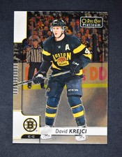 2017-18 17-18 O-Pee-Chee OPC Platinum Base #36 David Krejci