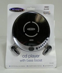 (NUOVO E SIGILLATO) Lettore CD portatile Jensen CD-60C - Bass Boost - Anti-Skip -CD-R/RW - Foto 1 di 3