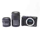 Canon Eos M3 Double Zoom Kit 2 Black Lens Interior Cleaning/Lcd Unit Parts Repla