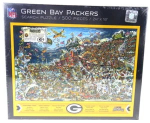 NFL Green Bay Packers Suchpuzzle 500 Teile 24 Zoll x 18 Zoll NEU VERSIEGELTE FABRIKVERPACKUNG - Bild 1 von 4