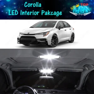 Kit paquete luces LED interiores blancas para Toyota Corolla 2003 - 2020 2021 2022 - Imagen 1 de 11