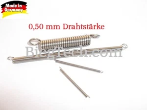 Zugfeder, Feder, Federstahl DIN 10270-3 (s)0,50 mm - Bild 1 von 3
