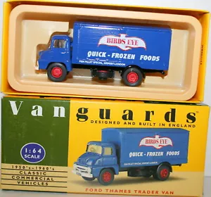 VANGUARDS 1/64 VA6001 FORD THAMES TRADER VAN BIRDS EYE - Picture 1 of 1