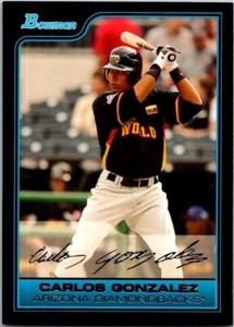2006 Bowman  Draft Picks & Prospects Futures Game #FG43 Carlos Gonzalez ROCKIES