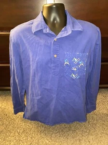 Chubbies Greetings From The Weekend “Ski The Limit” Blue Polo Shirt Men’s Medium - Picture 1 of 6