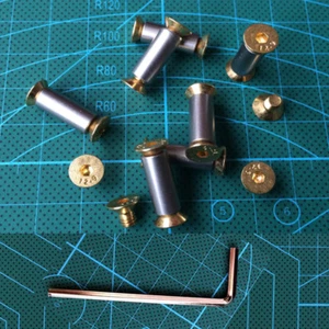 12.9 Steel Knife Handle Bolt Rivets Scale Screw Making Material Fastener Nut DIY - Picture 1 of 20