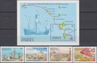 Dominica Set & S/S 500th Ann Discovery Americas Columbus 1987 MNH-16 Euro