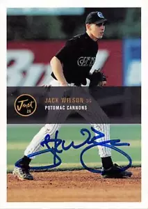 Jack Wilson autographed baseball card (Cardinals) 2000 Just Minors Rookie #99 - Picture 1 of 1