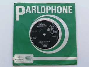 THE BEATLES UK 45 PLEASE PLEASE ME 1974 SOLID CENTRE PRESS 1 A 1 R - Imagen 1 de 20