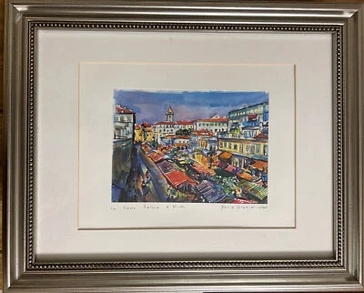 Pintura Original Por David Gramier - Le Cours Saleya 🔥🔥🔥 Foto 1 de 4