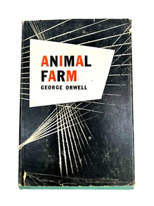 1946 Animal Farm George Orwell HCDJ Harcourt Brace American Edition - Picture 1 of 13