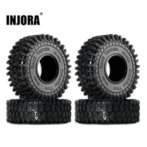 INJORA Super Soft Sticky 1.0" Tires for RC Crawler Enduro24 SCX24 FCX24,64*24mm - Picture 1 of 13