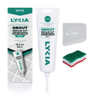 Lykia Grout | Tile Grout Paint & Repair Kit for Bathroom, Shower, and Floor - Picture 1 of 6