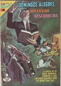 DOMINGOS ALEGRES 1362 DIMENSIÓN DESCONOCIDA NOVARO SERIE AGUILA MEXICAN COMIC - Picture 1 of 1