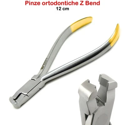 MEDSPO Pinze Ortodonzia Z Pieghe Piegafili Strumenti Ortodontisti Dentali Pinza TC 12cm