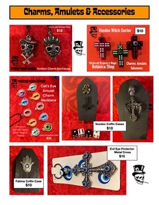 Mystical Power Pendants, Charms, Amulets & Accessories. Assorted Items - Picture 1 of 12
